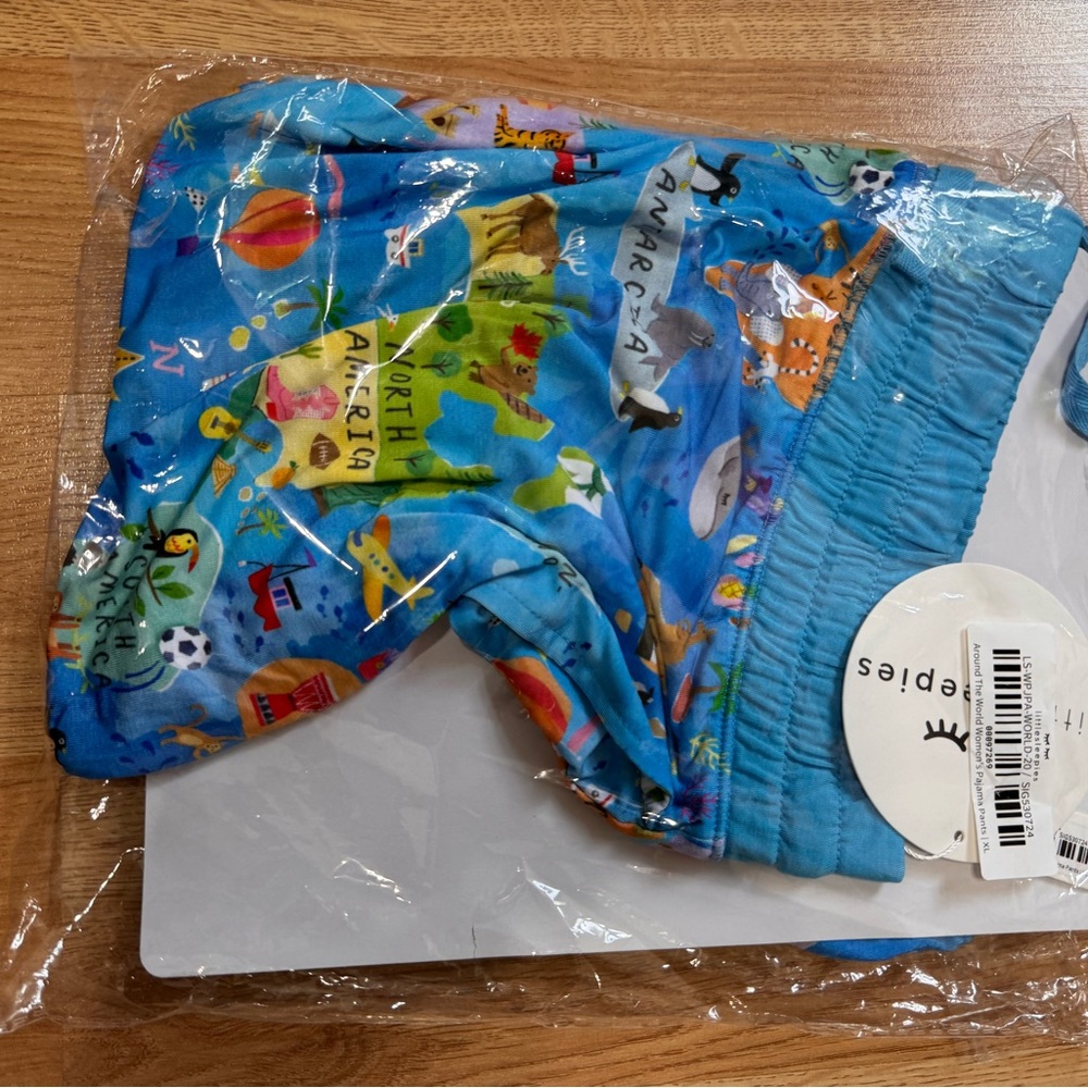 Little Sleepies Blue Animal Print Pajamas